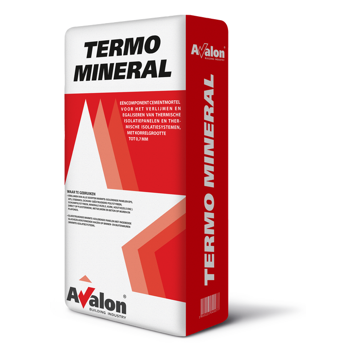 TERMO MINERAL - Hoogwaardige Isolerende Egalisatiemortel voor Vloeren en Wanden 25kg