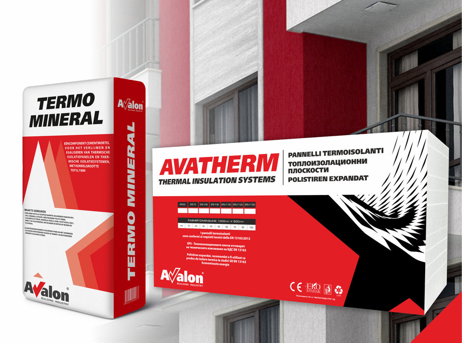 TERMO MINERAL - Hoogwaardige Isolerende Egalisatiemortel voor Vloeren en Wanden 25kg